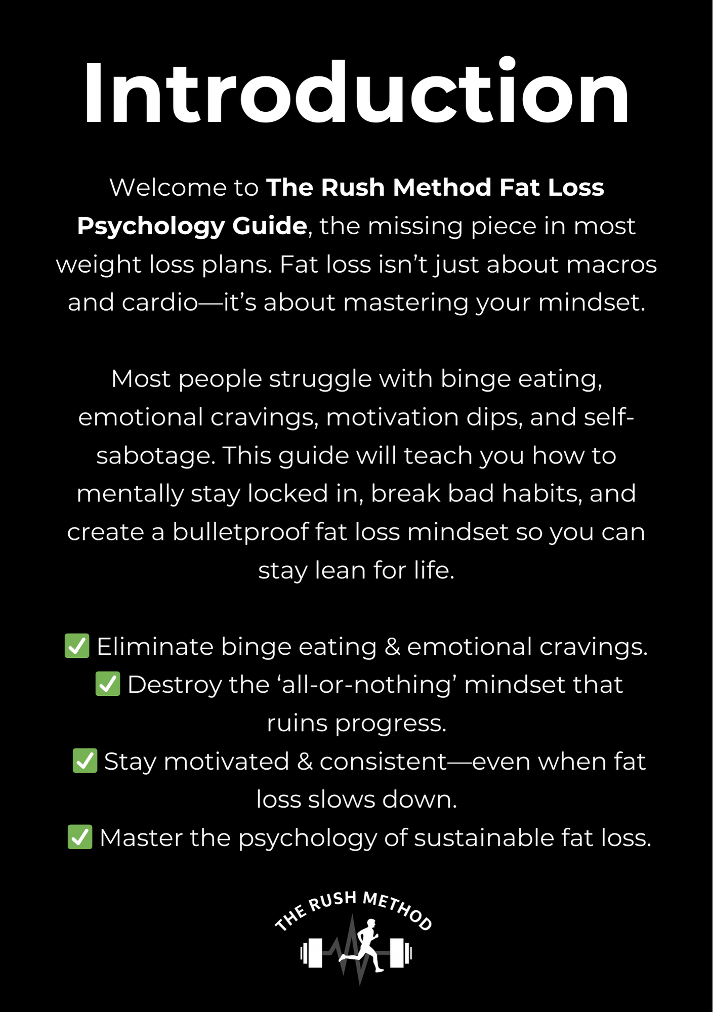 Fat Loss & Psychology