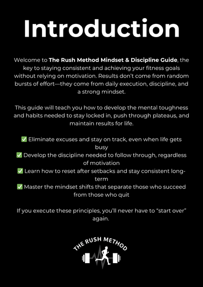 Mindset & Discipline