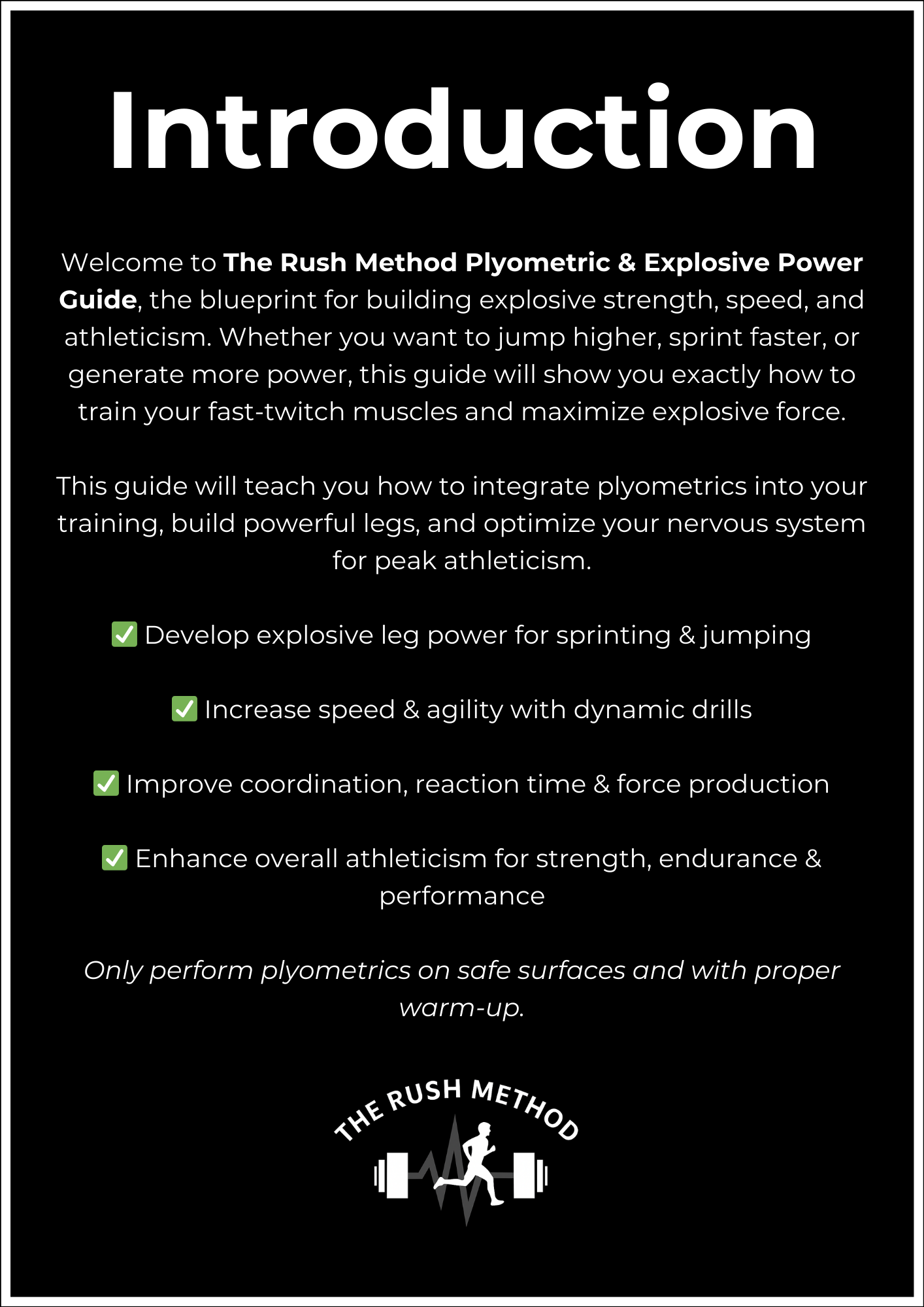 Plyometric Explosive Power
