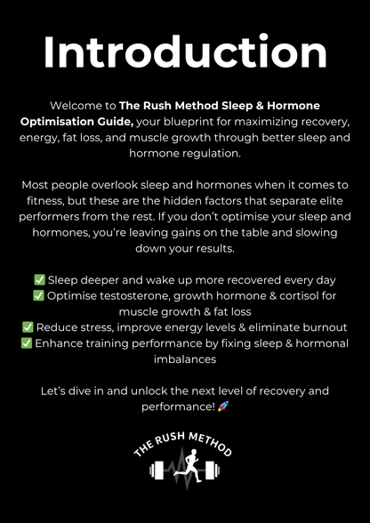 Sleep & Hormone Optimisation
