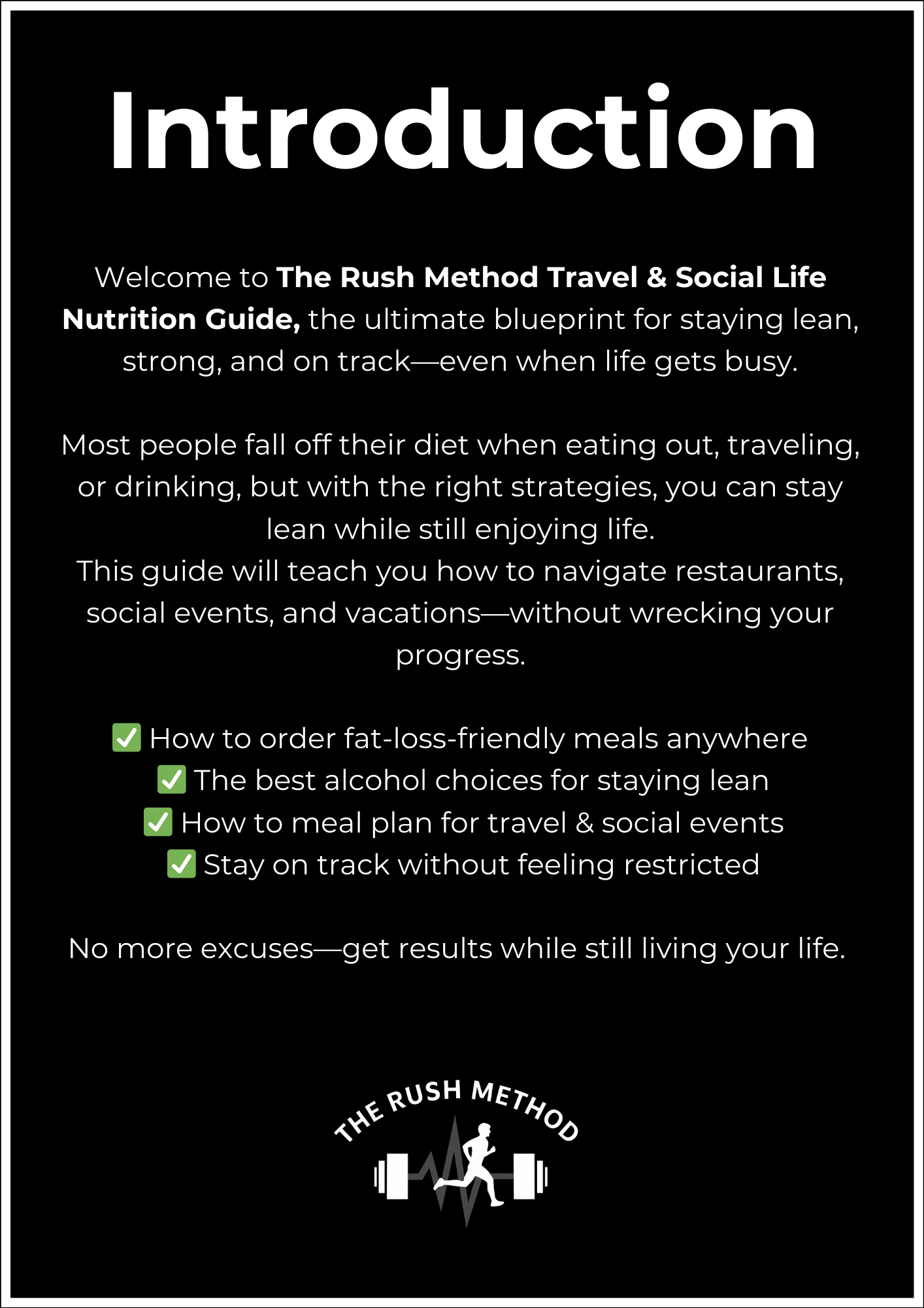 Travel & Social Life Nutrition