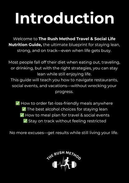 Travel & Social Life Nutrition